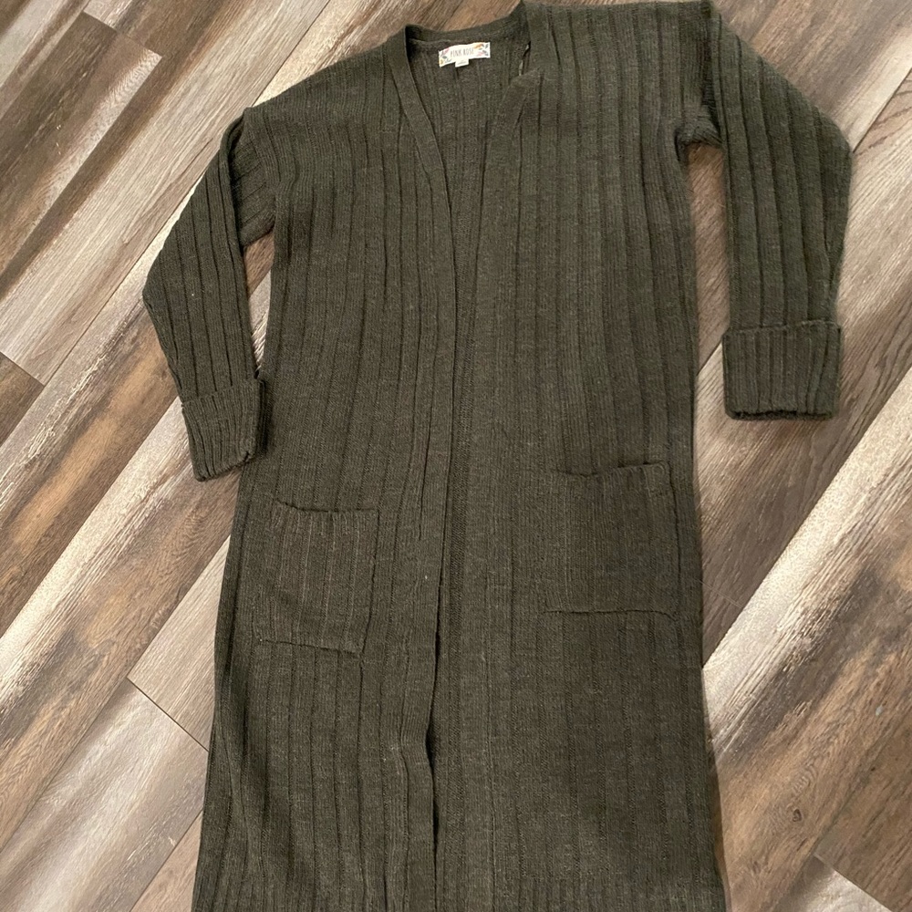 Long Grey Cardigan